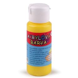 Akrylová barva 60 ml  žlutá 1 ks