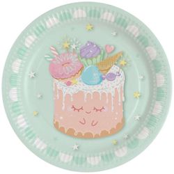 Talíře papírové Crazy Cake 23 cm 8 ks