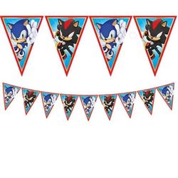 Girlanda vlaječková Sonic 230 cm