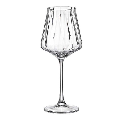 Crystal Bohemia Cettia optic sklenice na víno 480 ml 6 ks