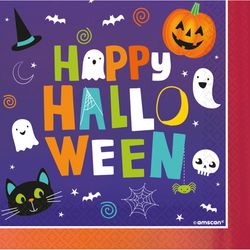 Ubrousky Hallo-ween Friends 33 x 33 cm 16 ks