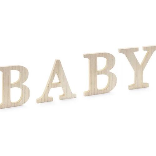 Nápis dřevěný Baby