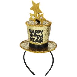 Čelenka s kloboukem "Happy New Year" ohňostroj