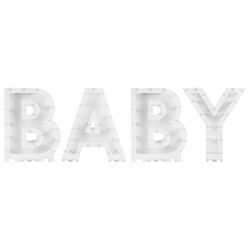 Stojan na balónovou mozaiku „Baby“ DIY - 80 cm