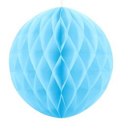 DEKORAČNÍ koule světle modrá 30 cm