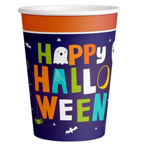 Kelímky papírové Hallo-ween Friends 250 ml 8 ks