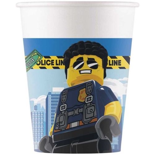 KELÍMKY EKO papírové kelímky - Lego city 200ml 8ks