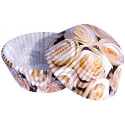 Košíčky na muffiny Bílé růže 50 ks
