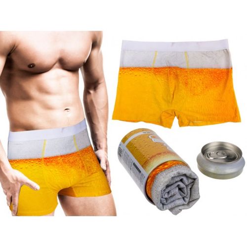 Boxerky v plechovce pivo vel. XL