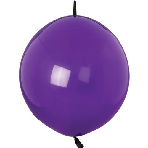 Balónky latexové spojovací dekoratérské Crystal fialové 15 cm 100 ks