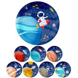 Talířky papírové Vesmír 18 cm 8 ks