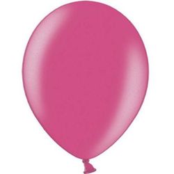 BALÓNEK latexový metalický magenta 30cm 1ks