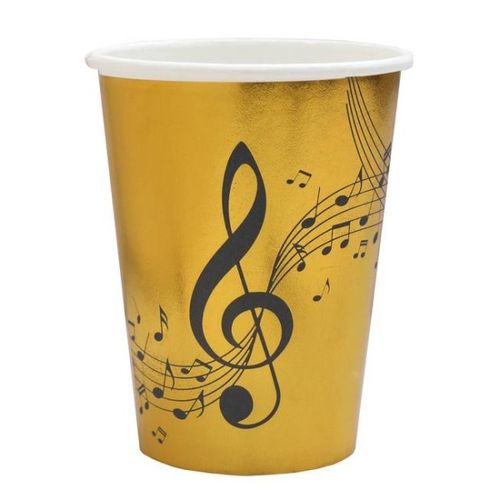 KELÍMKY Music zlaté 10ks 7,8x9,7cm
