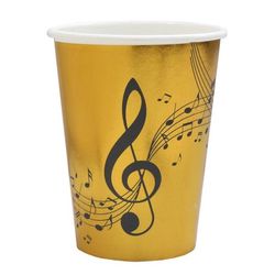 KELÍMKY Music zlaté 10ks 7,8x9,7cm