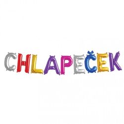 BALÓNKOVÝ nápis Chlapeček