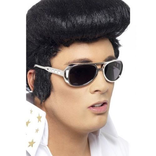 BRÝLE Elvis stříbrné