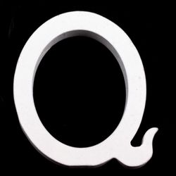 Písmeno dřevěné dekorační 8cm "Q"