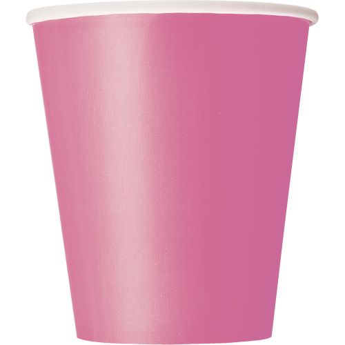 Kelímky papírové Hot Pink