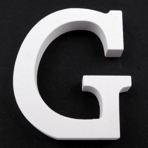 Písmeno dřevěné dekorační 8cm "G"