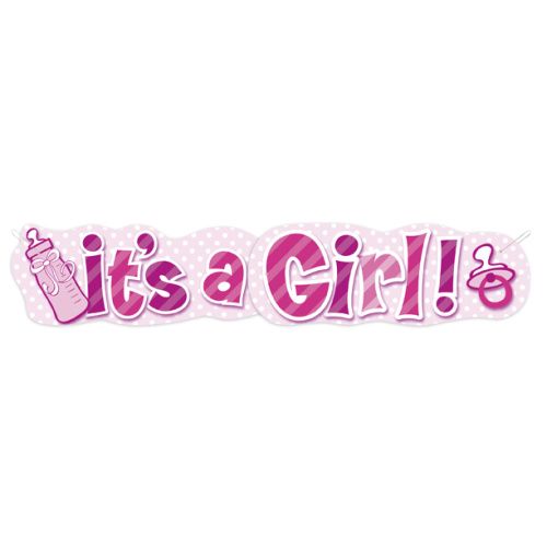 Banner s nápisem  It's a Girl