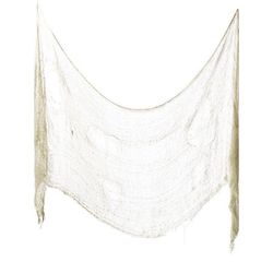 Textilie strašidelná krémová 75 x 300 cm