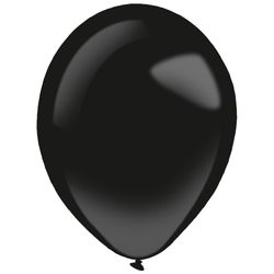 Balónky latexové dekoratérské Fashion černé 27,5 cm 50 ks