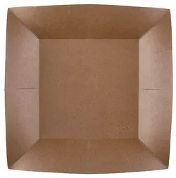 Talíře papírové hnědé 23 cm 10 ks