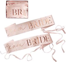 Šerpy Team Bride Rose Gold 6 ks