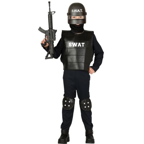 KOSTÝM dětský Policie Zvláštní jednotka SWAT vel.5-6 let