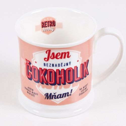 Retro hrnek Čokoholik 250 ml