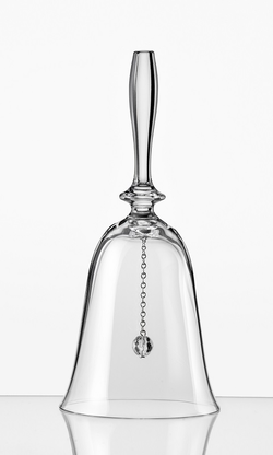 Crystalex Skleněný zvonek ANGELA 18 CM