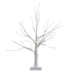 Dekorace strom s LED světýlky bílý 40 cm