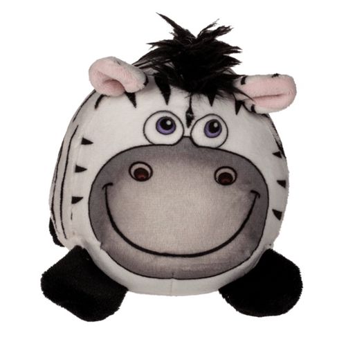 PLYŠOVÁ koule ZEBRA 13cm 1ks