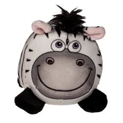 PLYŠOVÁ koule ZEBRA 13cm 1ks