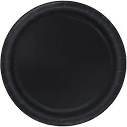 TALÍŘE papírové černé 22cm 16ks Eco