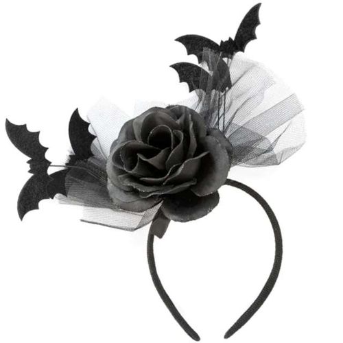 Čelenka Halloween Rose Bats