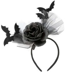 Čelenka Halloween Rose Bats