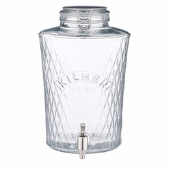 Kilner Soudek s kovovým kohoutkem Diamond 8 l
