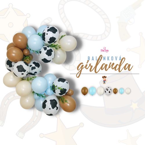 SET girlanda Cowboy colors 2m