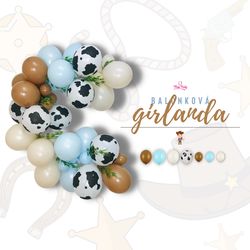 SET girlanda Cowboy colors 2m