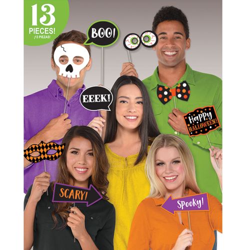 Halloween  - Rekvizity do fotokoutku 13 ks