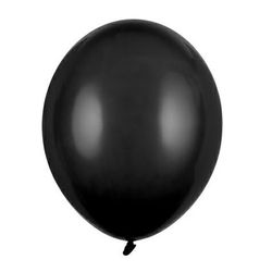 Balónky latexové 23 cm černé 100 ks