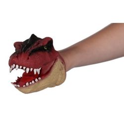 Maňásek dinosaurus červený 15 cm