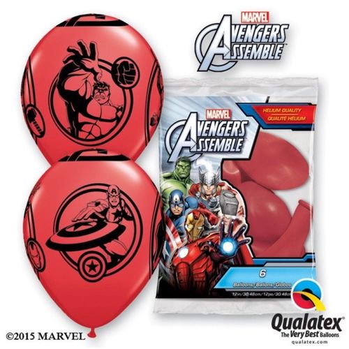 BALÓNKY latexové Avengers 6ks