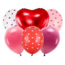 Set balónků Be mine valentine 6 ks