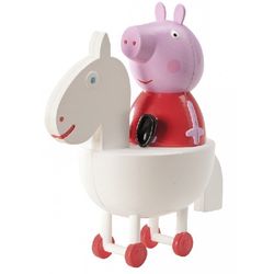 Figurka na dort Peppa Pig na koni 11 cm