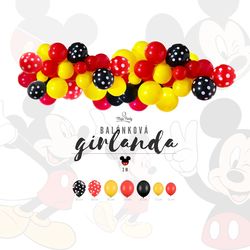 SET girlanda Mickey mouse colours 2m