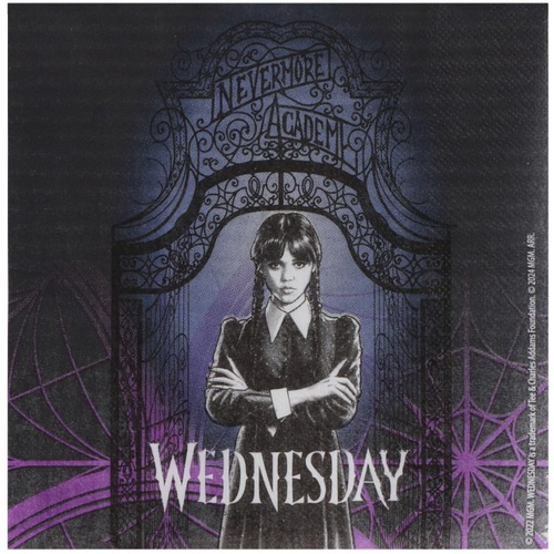 Ubrousky papírové Wednesday 33x33cm 20ks