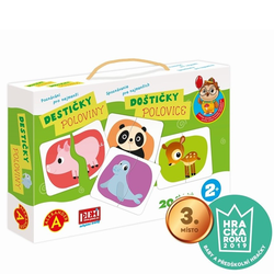Hra vzdělávací, Poznávání pro nejmenší - Destičky-Poloviny