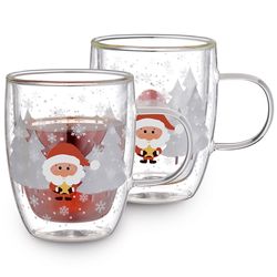 4Home Termo sklenice Mug Santa Hot&Cool 270 ml, 2 ks